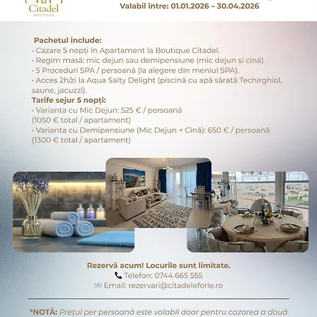 Boutique Citadel Aparthotel Eforie Nord